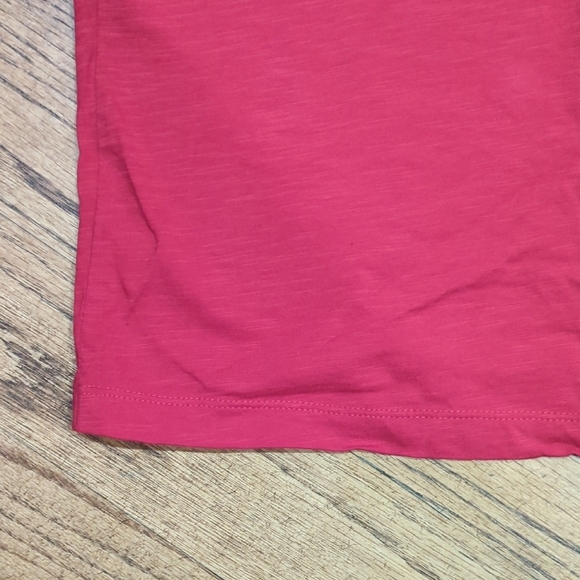 LOFT Red Scoop Neck Sleeveless Tank Top - Picture 5 of 5